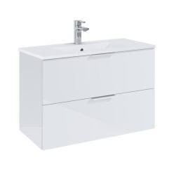   Alsó szekrény, AREZZO design ETNA SZETT 80 fényes fehér (2 doboz)