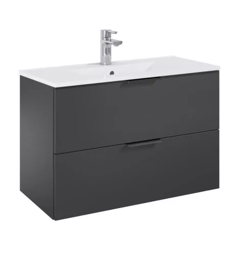 Alsó szekrény, AREZZO design ETNA SZETT 80 matt antracit (2 doboz)