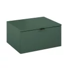 Alsó szekrény, AREZZO design NEBO alsószekrény 60 cm-es, 1 fiókkal, matt zöld,  matt fekete (2 do