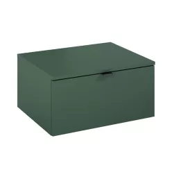   Alsó szekrény, AREZZO design NEBO alsószekrény 60 cm-es, 1 fiókkal, matt zöld,  matt fekete (2 do