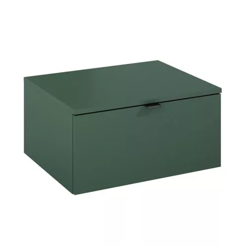 Alsó szekrény, AREZZO design NEBO alsószekrény 60 cm-es, 1 fiókkal, matt zöld,  matt fekete (2 do