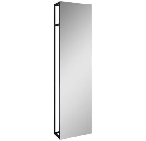 Tükör, AREZZO design NEBO tükör canela tölgy polccal 50_190, matt fekete