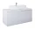 Alsó szekrény, AREZZO design MALIBU alsószekrény 120 1 fiók + 1 fiók , matt fehér