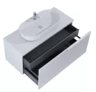 Alsó szekrény, AREZZO design Malibu alsószekrény 120 1 fiók + 1 fiók , matt szürke