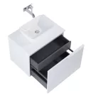 Alsó szekrény, AREZZO design Malibu alsószekrény 70 1 fiók + 1 fiók , matt fehér