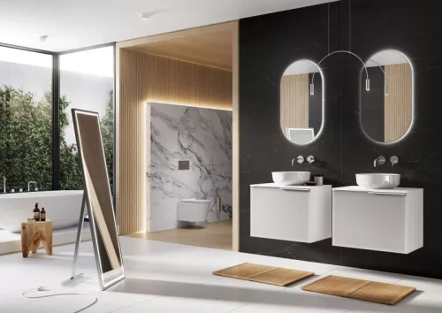 Alsó szekrény, AREZZO design Malibu alsószekrény 70 1 fiók + 1 fiók , matt fehér