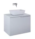 Alsó szekrény, AREZZO design Malibu alsószekrény 70 1 fiók + 1 fiók , v. matt szürke