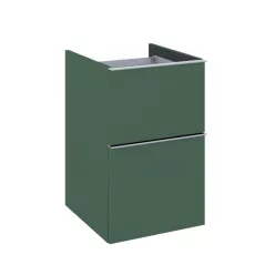   Alsó szekrény, AREZZO design MONTEREY 40 cm-es alsószekrény 2 fiókkal Matt Zöld színben