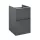 Alsó szekrény, AREZZO design MONTEREY 40 cm-es alsószekrény 2 fiókkal Mf. Antracit színben