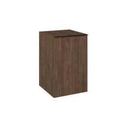   Alsó szekrény, AREZZO design MONTEREY 40 cm-es oldalszekrény 1 ajtóval Lincoln dió színben