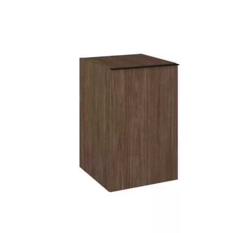 Alsó szekrény, AREZZO design MONTEREY 40 cm-es oldalszekrény 1 ajtóval Lincoln dió színben