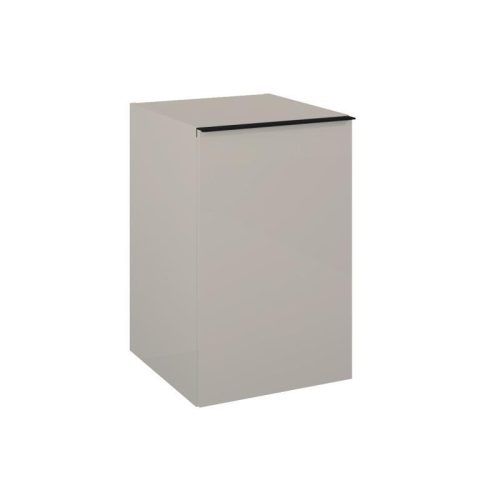 Alsó szekrény, AREZZO design MONTEREY 40 cm-es oldalszekrény 1 ajtóval Matt beige színben