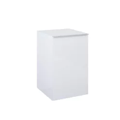   Alsó szekrény, AREZZO design MONTEREY 40 cm-es oldalszekrény 1 ajtóval Matt Fehér színben