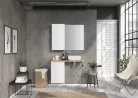 Alsó szekrény, AREZZO design MONTEREY 40 cm-es oldalszekrény 1 ajtóval Matt Fehér színben