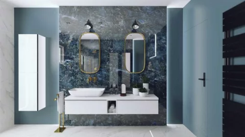 Alsó szekrény, AREZZO design MONTEREY 60 cm-es alsószekrény 1 fiókkal Matt Fehér színben, szifonk