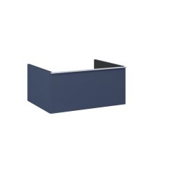   Alsó szekrény, AREZZO design MONTEREY 60 cm-es alsószekrény 1 fiókkal Matt Kék színben, szifonkiv