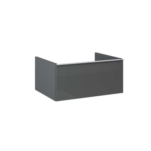 Alsó szekrény, AREZZO design MONTEREY 60 cm-es alsószekrény 1 fiókkal Mf. antracit színben, szifo