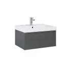 Alsó szekrény, AREZZO design MONTEREY 60 cm-es alsószekrény 1 fiókkal Mf. antracit színben, szifo