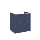 Alsó szekrény, AREZZO design MONTEREY 60 cm-es alsószekrény 2 fiókkal Matt Kék színben, szifonkiv