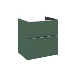   Alsó szekrény, AREZZO design MONTEREY 60 cm-es alsószekrény 2 fiókkal Matt Zöld színben, szifonki