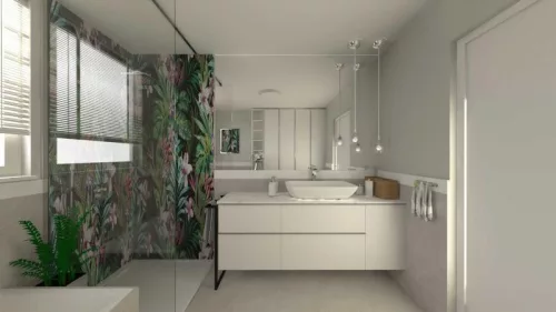 Alsó szekrény, AREZZO design MONTEREY 60 cm-es alsószekrény 2 fiókkal Mf. fehér színben, szifonki