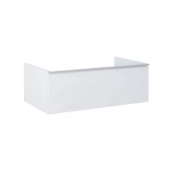   Alsó szekrény, AREZZO design MONTEREY 80 cm-es alsószekrény 1 fiókkal Matt Fehér színben, szifonk