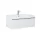 Alsó szekrény, AREZZO design MONTEREY 80 cm-es alsószekrény 1 fiókkal Matt Fehér színben, szifonk