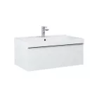 Alsó szekrény, AREZZO design MONTEREY 80 cm-es alsószekrény 1 fiókkal Mf. fehér színben, szifonki