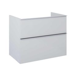   Alsó szekrény, AREZZO design MONTEREY 80 cm-es alsószekrény 2 fiókkal Matt Szürke színben, szifon