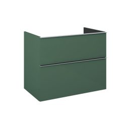   Alsó szekrény, AREZZO design MONTEREY 80 cm-es alsószekrény 2 fiókkal Matt Zöld színben, szifonki