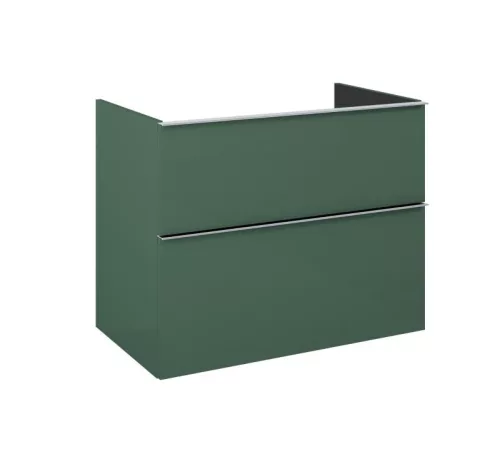 Alsó szekrény, AREZZO design MONTEREY 80 cm-es alsószekrény 2 fiókkal Matt Zöld színben, szifonki