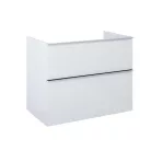 Alsó szekrény, AREZZO design MONTEREY 80 cm-es alsószekrény 2 fiókkal Mf. fehér színben, szifonki