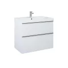 Alsó szekrény, AREZZO design MONTEREY 80 cm-es alsószekrény 2 fiókkal Mf. fehér színben, szifonki