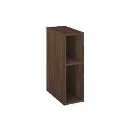   Alsó szekrény, AREZZO design MONTEREY Duo 20 cm-es nyitott elem Lincoln dió színben