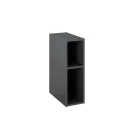 Alsó szekrény, AREZZO design MONTEREY Duo 20 cm-es nyitott elem Mf. antracit színben