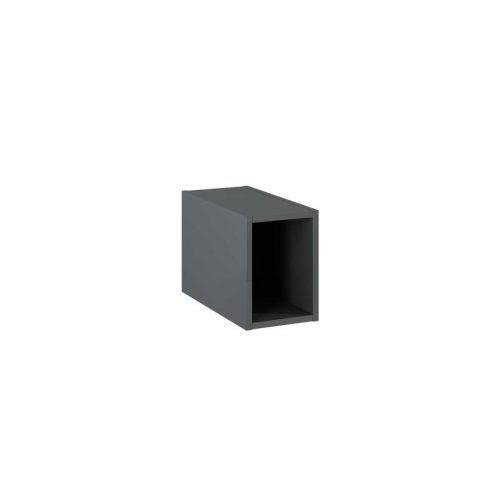 Fali szekrény, AREZZO design MONTEREY Slim 20 cm-es nyitott elem Mf. antracit színben