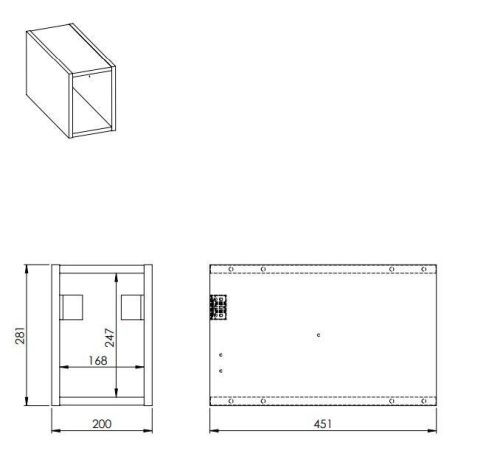 Fali szekrény, AREZZO design MONTEREY Slim 20 cm-es nyitott elem Mf. fehér színben