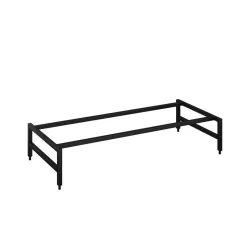   Bútor kiegészítő, AREZZO design MONTEREY tartó láb 100 cm, matt fekete