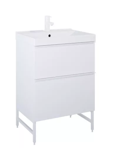 Bútor kiegészítő, AREZZO design MONTEREY tartó láb 60 cm, matt fehér