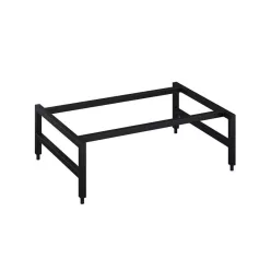   Bútor kiegészítő, AREZZO design MONTEREY tartó láb 60 cm, matt fekete