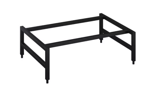 Bútor kiegészítő, AREZZO design MONTEREY tartó láb 60 cm, matt fekete