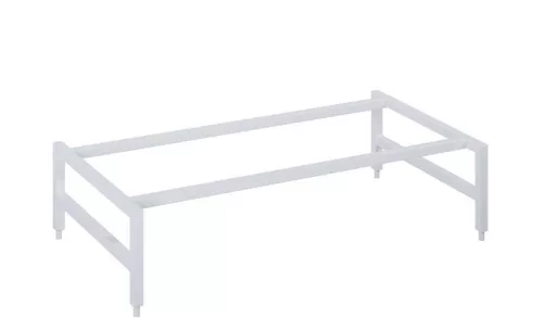 Bútor kiegészítő, AREZZO design MONTEREY tartó láb 80 cm, matt fehér