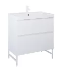 Bútor kiegészítő, AREZZO design MONTEREY tartó láb 80 cm, matt fehér