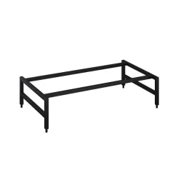   Bútor kiegészítő, AREZZO design MONTEREY tartó láb 80 cm, matt fekete