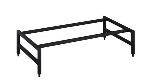 Bútor kiegészítő, AREZZO design MONTEREY tartó láb 80 cm, matt fekete