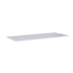   Mosdópult, AREZZO design CALACATTA márvány 120x46 cm mosdópult Matt Fehér színben, 20 mm
