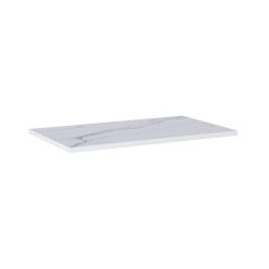   Mosdópult, AREZZO design CALACATTA márvány 80x46 cm mosdópult Matt Fehér színben, 20 mm