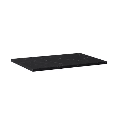 Mosdópult, AREZZO design MARQUINA márvány 60x46 cm mosdópult Matt Fekete színben, 20 mm