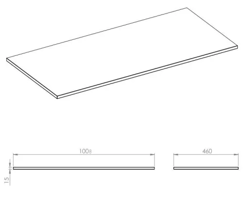 Márványpult, AREZZO design márványpult 100/46/1,5 terra pink