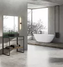 Márványpult, AREZZO design márványpult 80/46/1,5 matt zöld